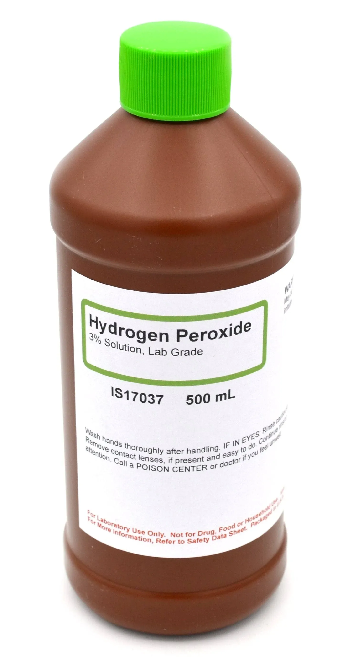 3% Laboratory-Gra<wbr/>de Hydrogen Peroxide, 500mL - The Curated Chemical Collection