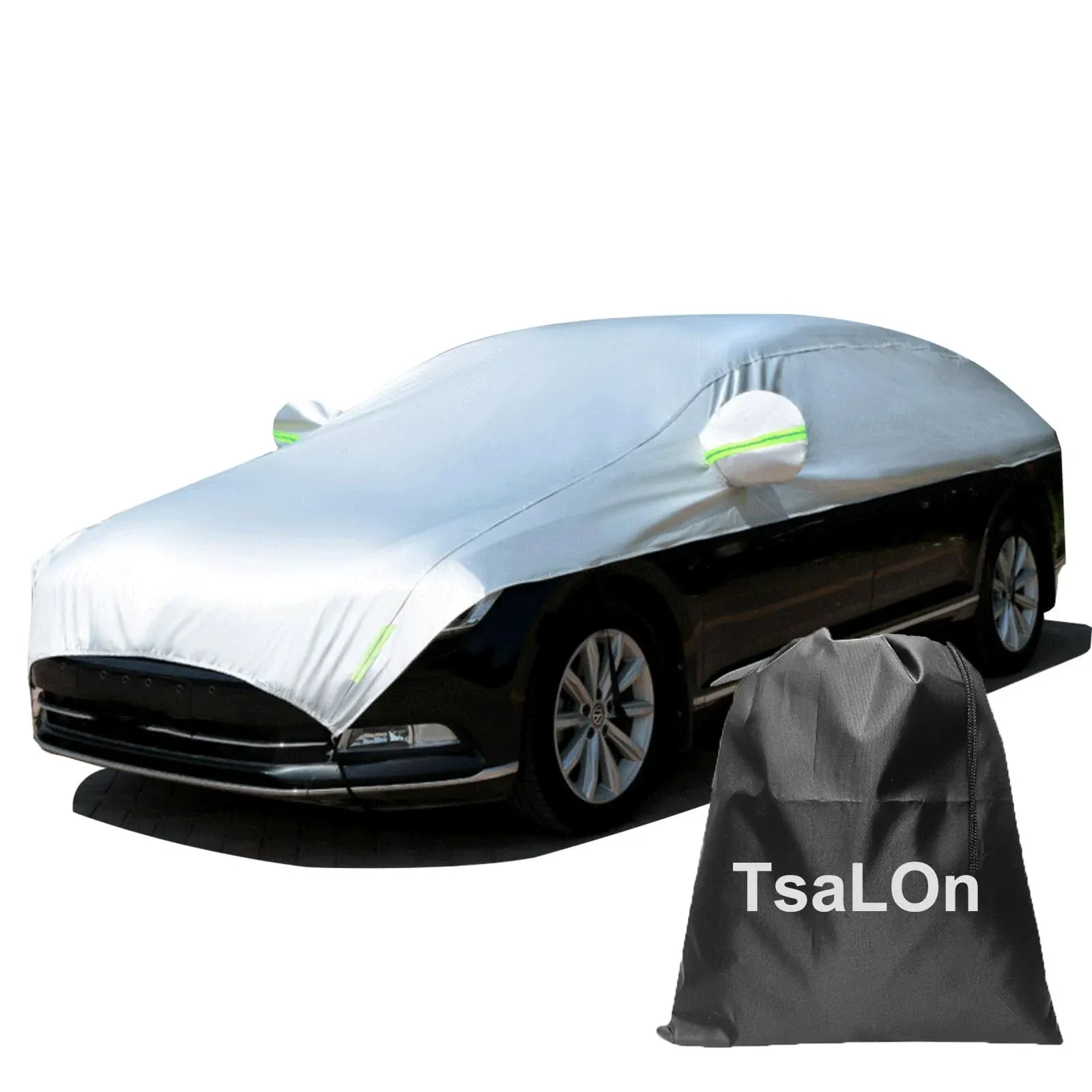 TsaLOn All Weather Half Car Cover Top