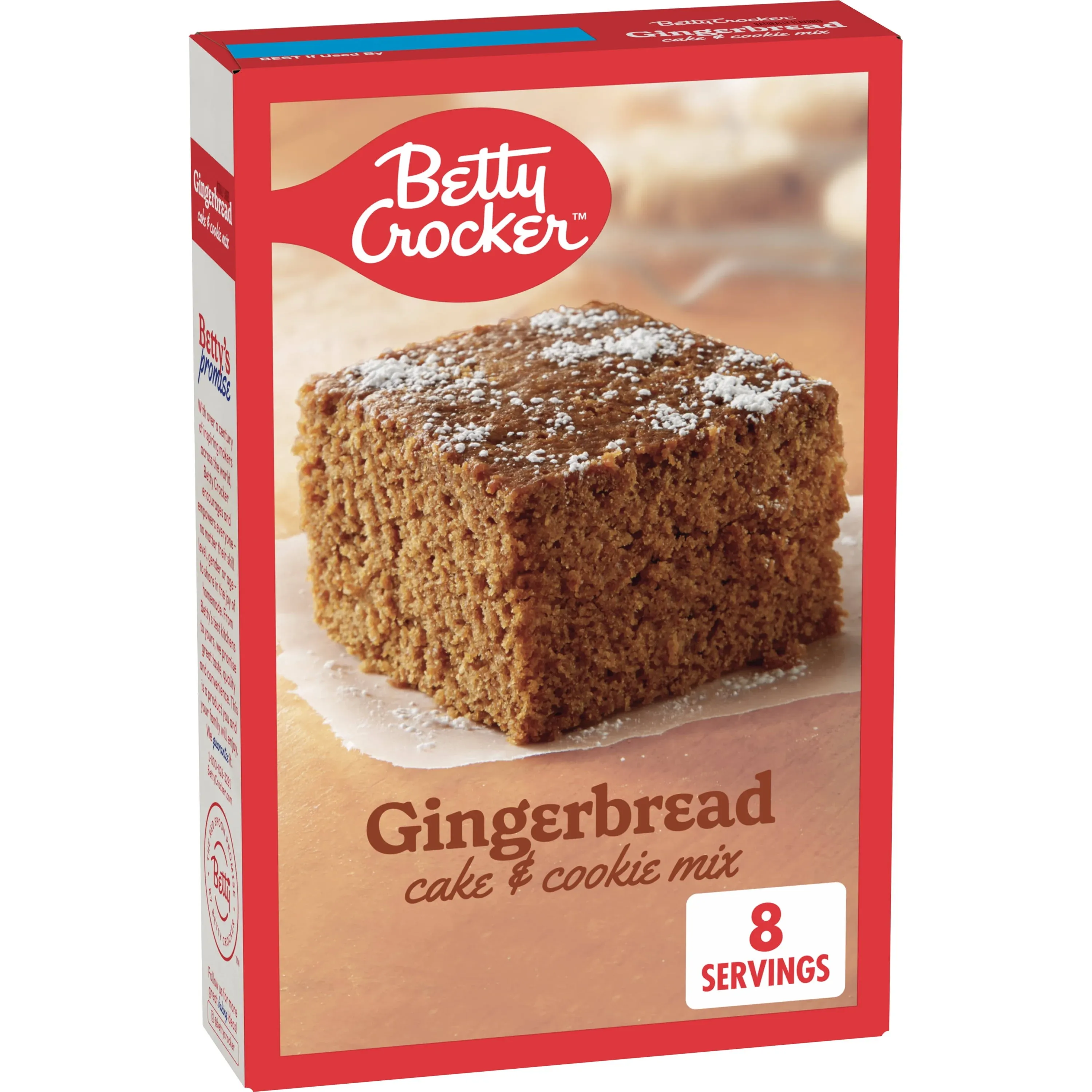 Betty Crocker, Gingerbread Cake & Cookie Mix, 14.5-Ounce Box (Pack of 4) - SET OF 4 