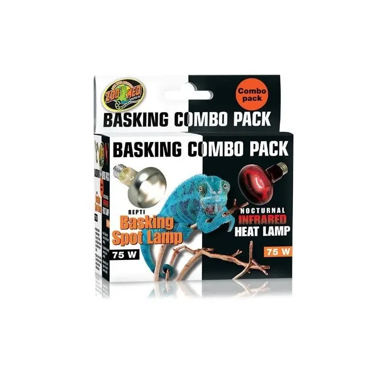 Zoo Med 2 Pack of Day/Night Light Basking Combo Pack, Each Pack Contains 1 Da...