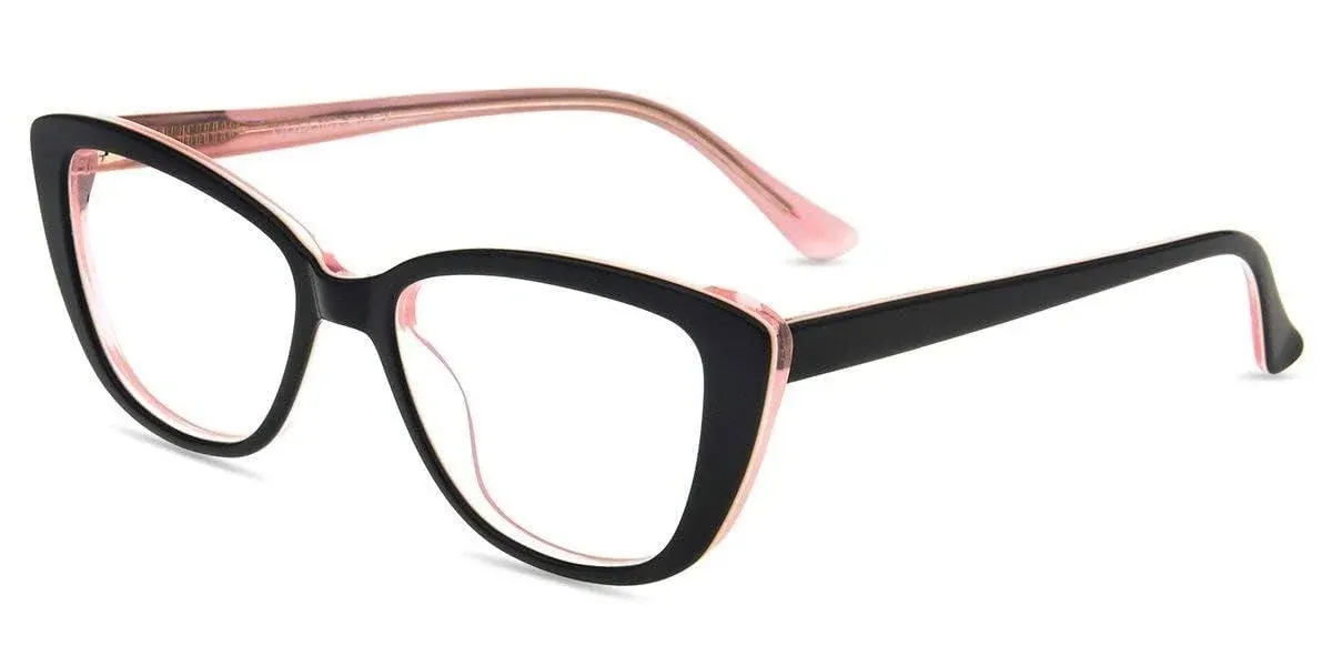 Firmoo Blue Light Blocking Computer Reading Glasses Vintage Cateye TR90 Frame for Women with Magnification