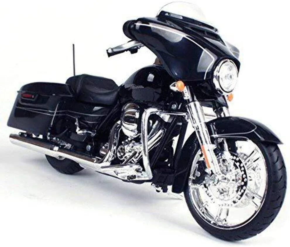 2015 Harley Davidson Street Glide Black 1/12 Motorcycle Model by Maisto