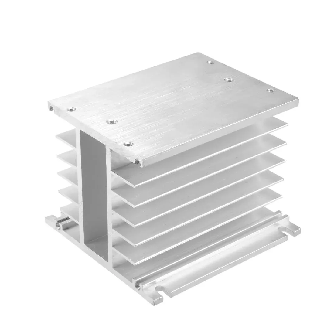 Aluminum Heat Sink SSR Dissipation for Three Phase Solid State Relay 10A-100A