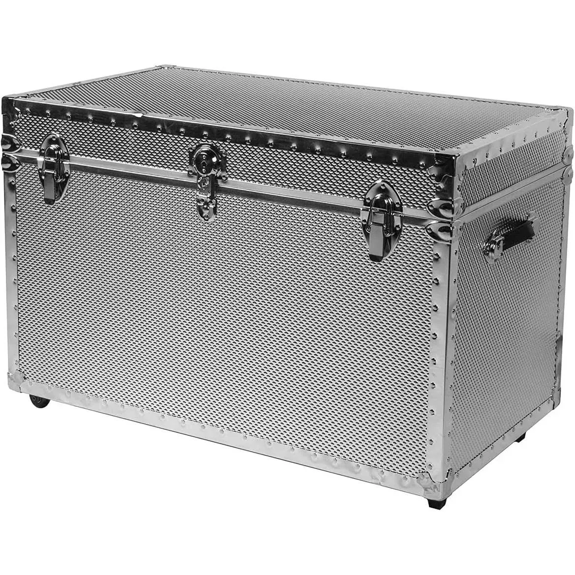 DormCo Embossed Steel Oversized Trunk - USA Made 36" x 21" x 16"