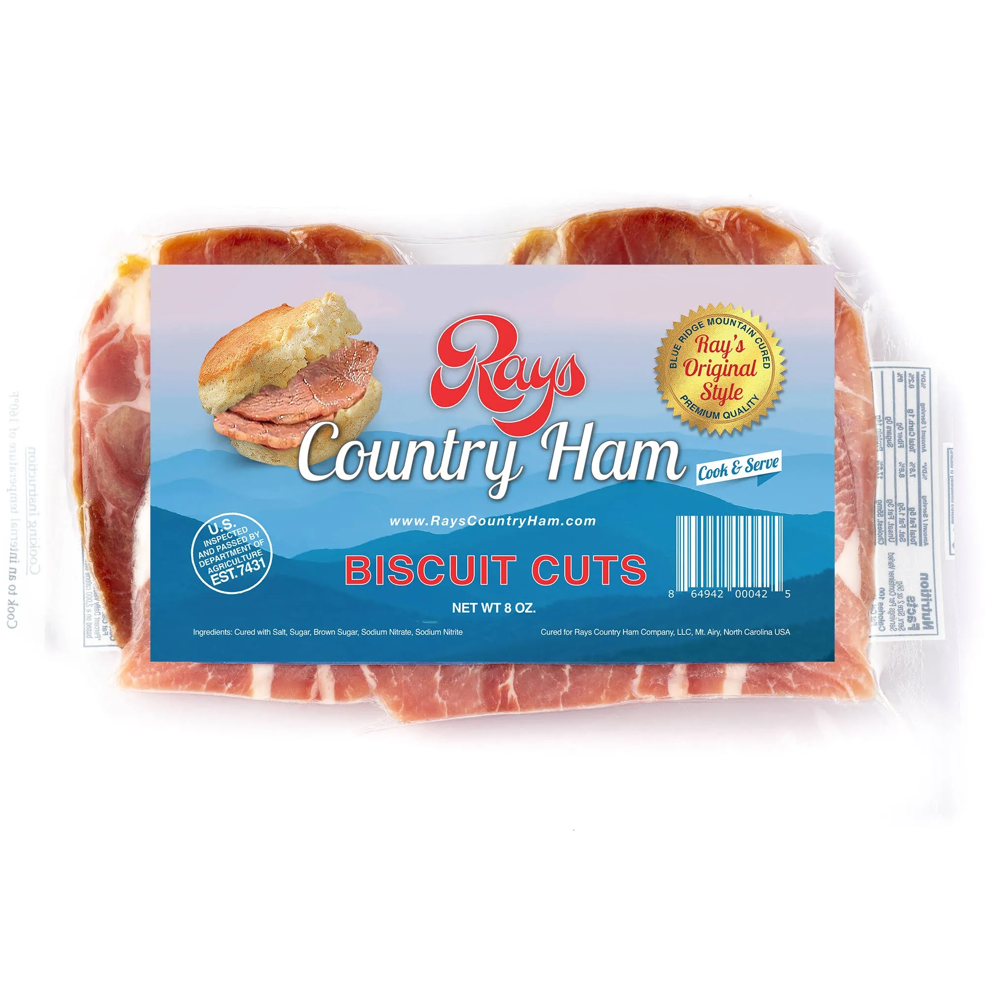 Rays Country Ham Biscuit Cuts