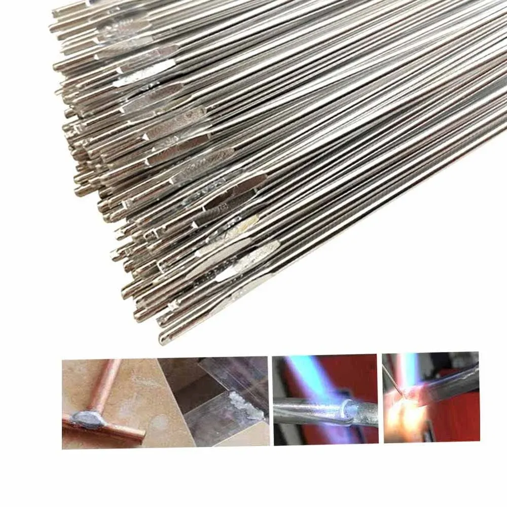 10 m Aluminum Welding Rod 6 Meters Low Temperature Universal Weld Wire for Al Copper Iron Steel Repairing Objects Home Goods Fluidity Easy Weld Metal Solder low temp Repair Soldering Tool