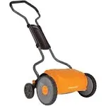 Fiskars StaySharp Reel Mower, Manual Push Mower with Steel Blades