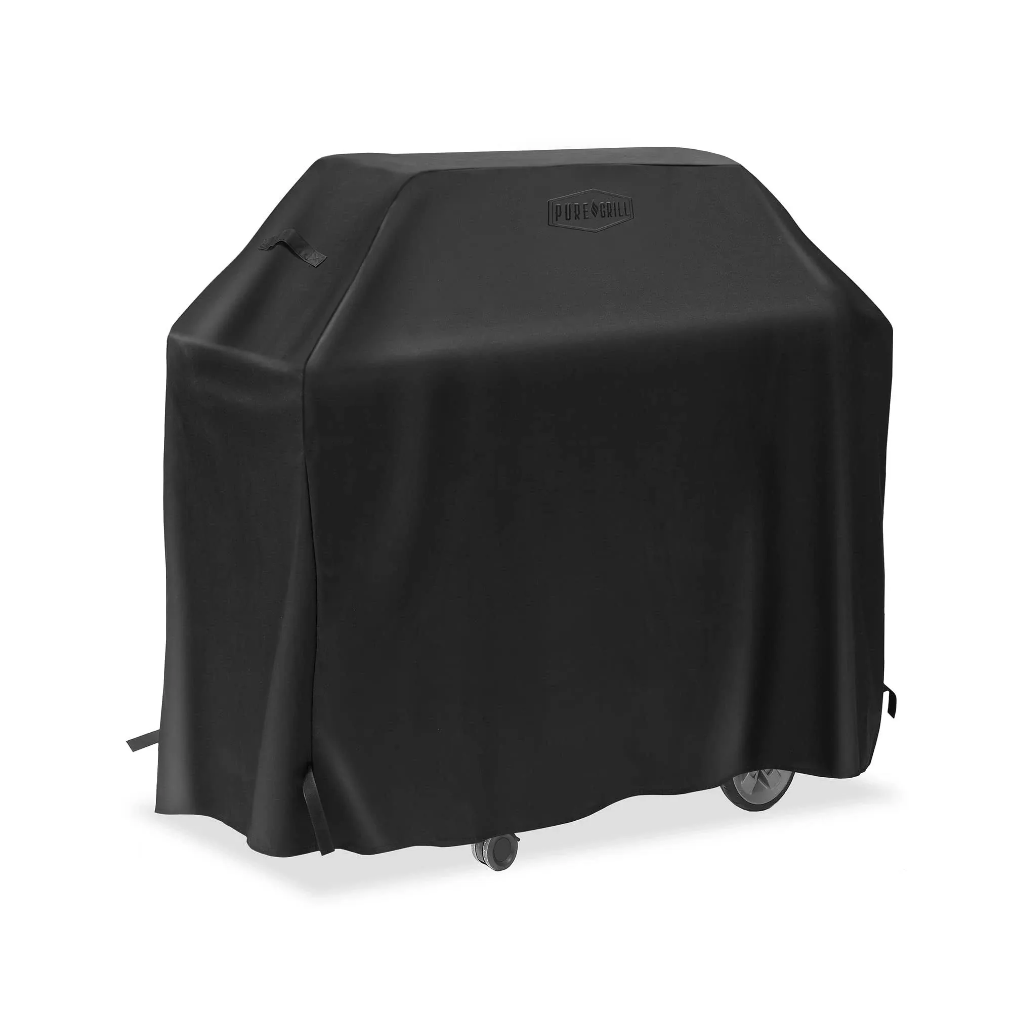 Pure Grill 22-Inch Ceramic Grill Cover - Universal Fit for All Large Kamado Charcoal BBQ Grill Brands - Heavy-Duty, Waterproof, Fade Resistant Fabric (Cover - 31" Dia x 40" H)