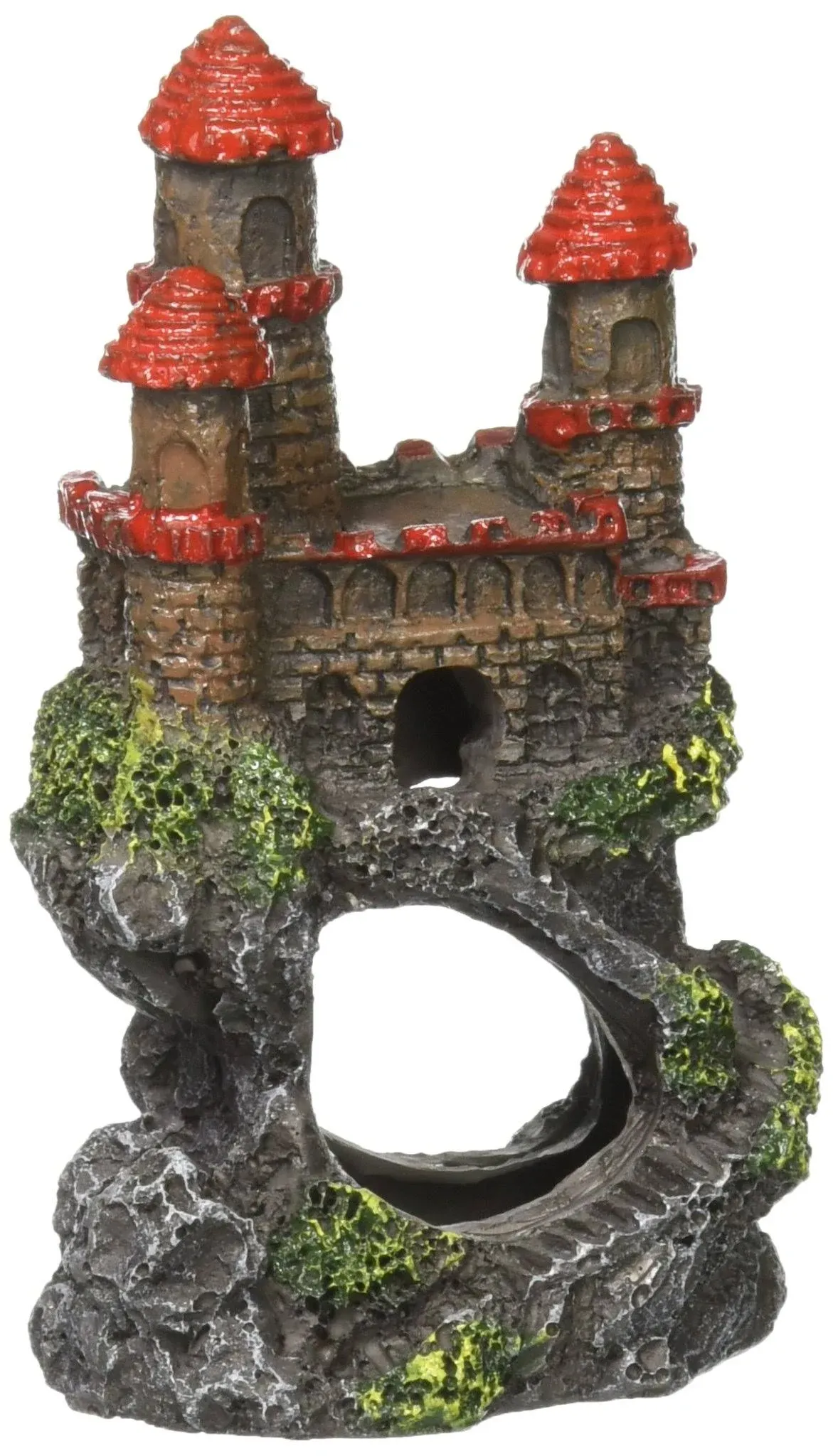 Penn Plax RRW5B Mini Fantasy Magical Castle Fish Aquarium Ornament 4&#034; Tall