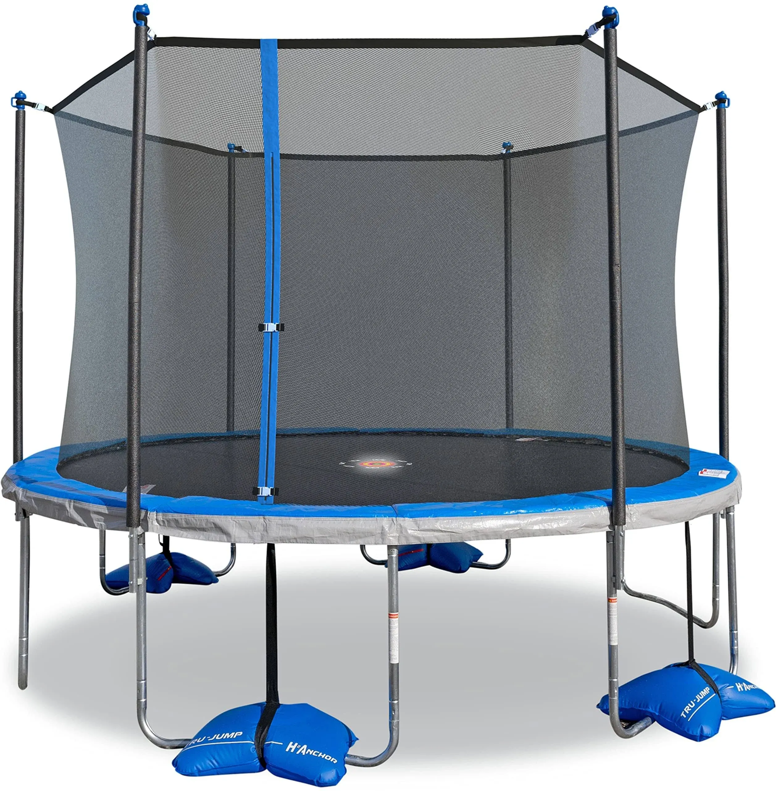 Trujump 12' Round Trampoline with Safety Enclosure