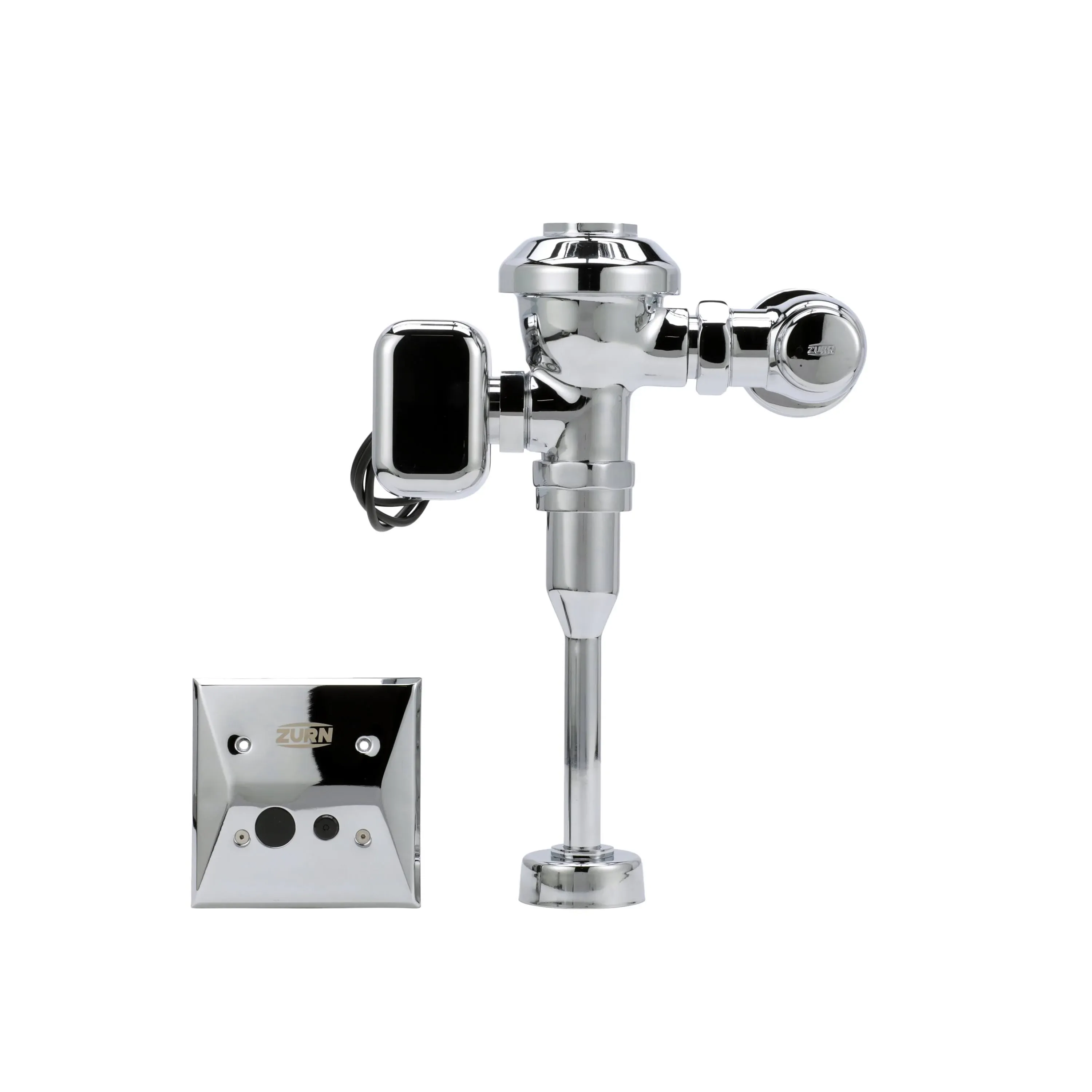 Zurn ZEMS6003AV-ULF AquaVantage® ZEMS Exposed Hardwired Sensor Flush Valve with 0.125 gpf, 11-1/2" Rough-in, and 3/4" Top Spud in Chrome