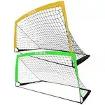 Portable Kids Soccer Goal 6x4FT with Carry Bag - Backyard Practice Net