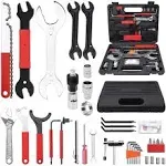 Bike Tool Kit, 44pcs Professional Bike Repair Tool Kit, Quality Bicycle Maintenance Tool Set for Mountain Bike Road Bike Maintenance in a Neat Storage Case (Black Storage Case)