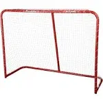 Franklin Sports Youth Street Hockey Net - Indoor + Outdoor Steel Hockey Goal for Kids Roller + Street Hockey - Portable Junior Goal - 54"