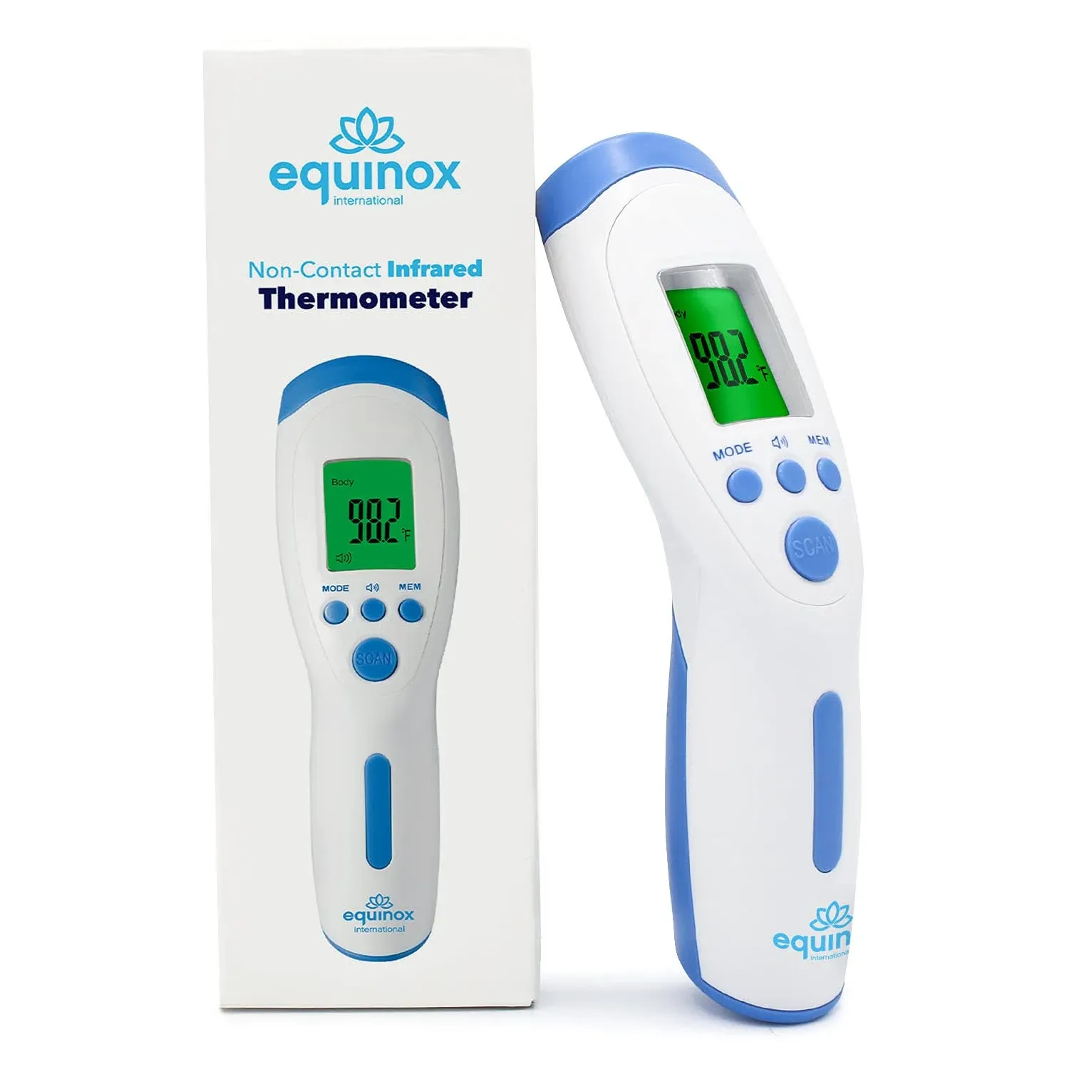 Non-Contact Infrared 3-Mode Thermometer for Measuring Body &amp; Surface Temperature