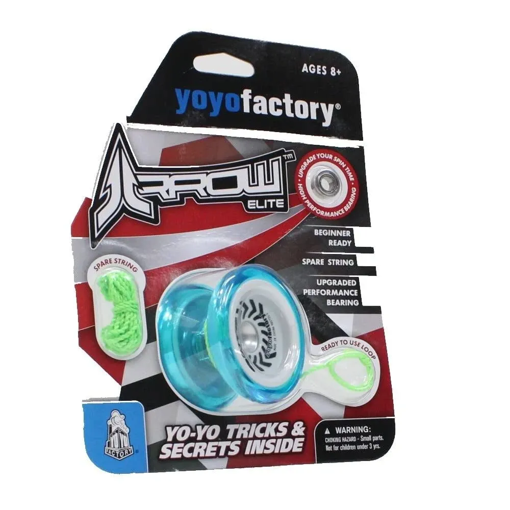 YoYoFactory Arrow Yo-Yo -Beginner Friendly- Extra Bearing Included for Unresponsive Play!