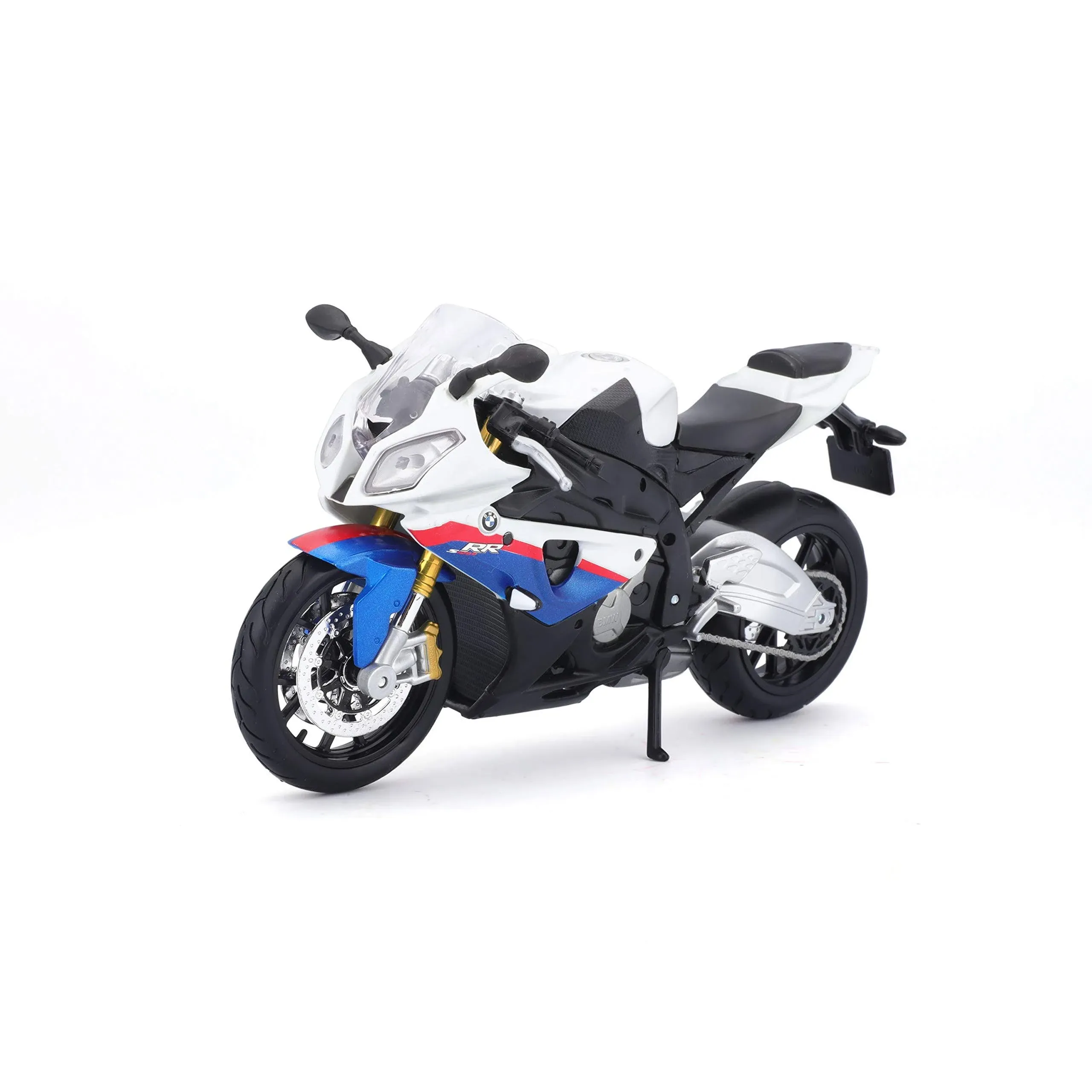 BMW S1000RR White Red Blue Motorcycle 1 12 by Maisto 31191