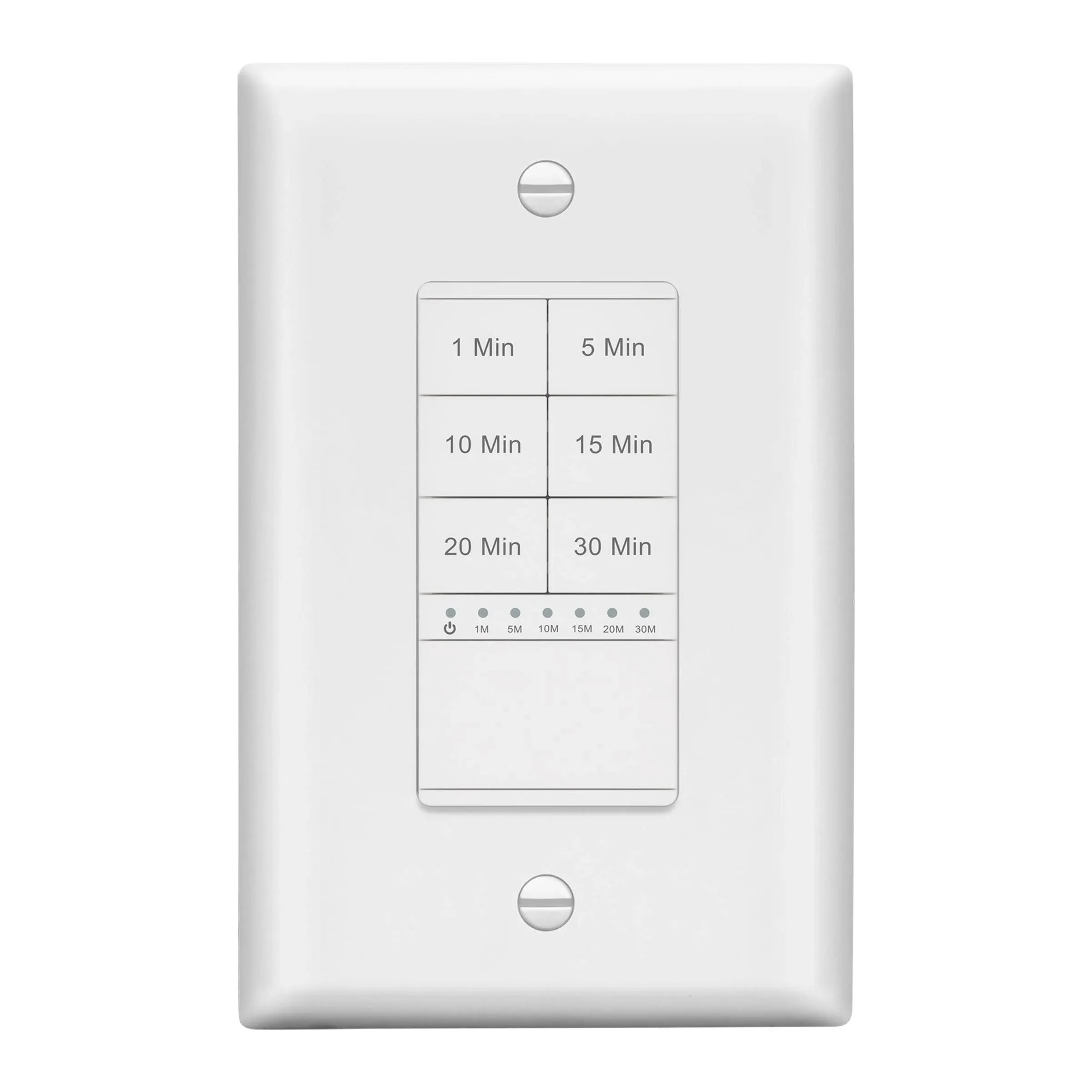 LIDER Countdown Timer Switch, 30-Min, In-Wall, No Neutral Required