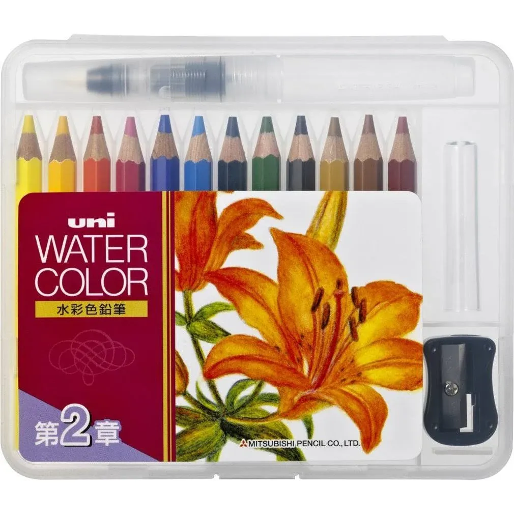 Mitsubishi Pencil Uni Watercolor Compact 12 Colors Chapter 2