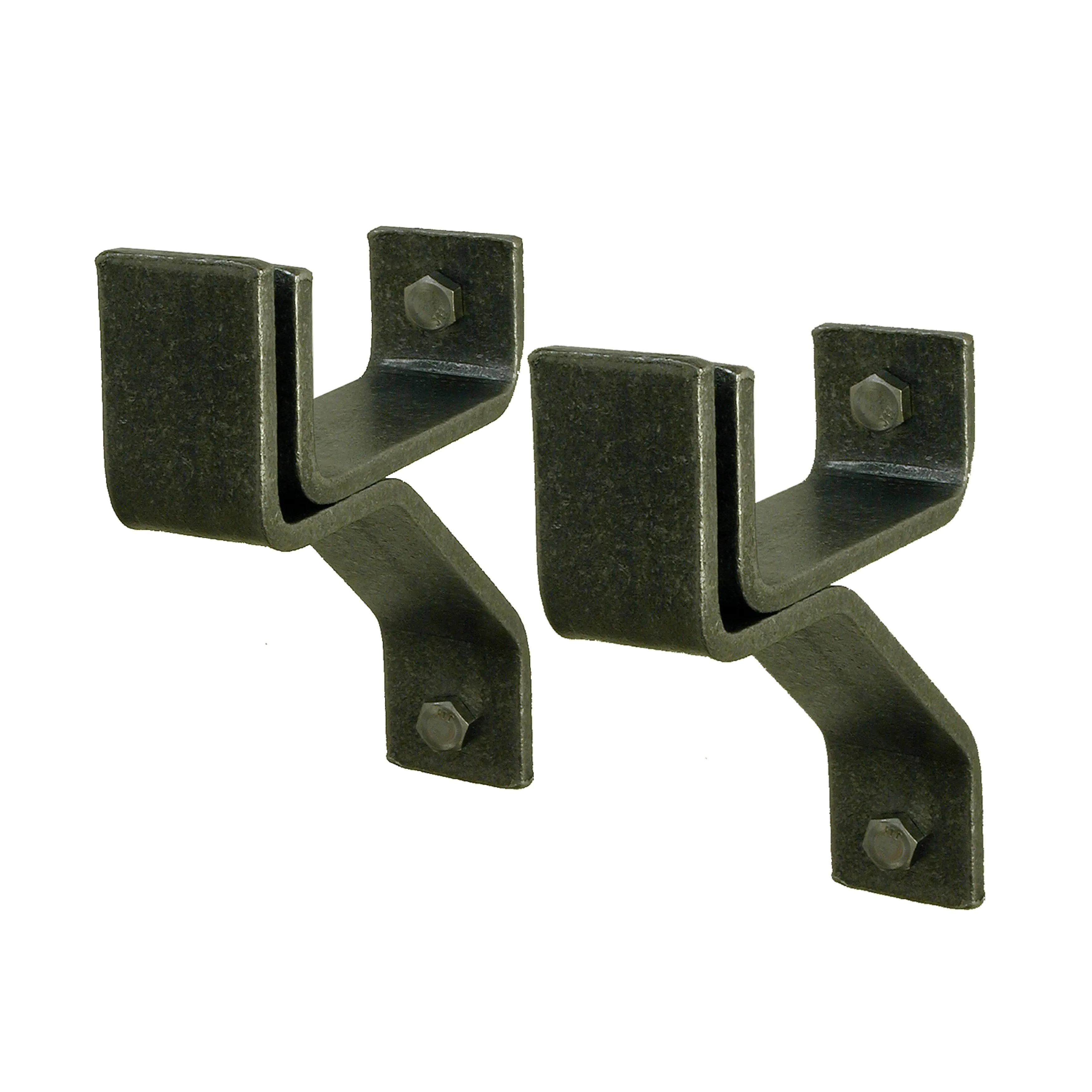 Enclume 8" Wall Brackets (Set of 2) Hammered Steel