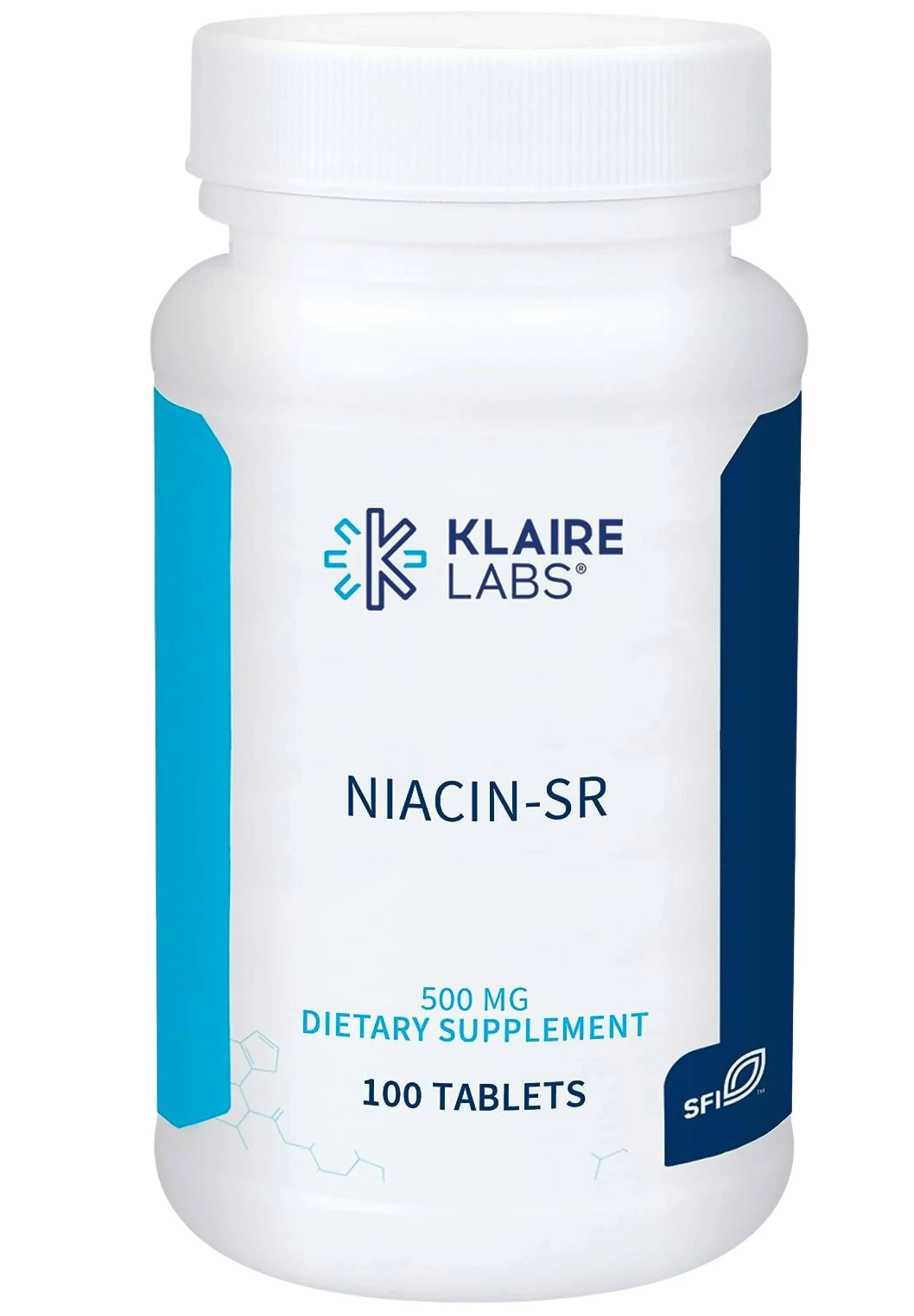 SFI HEALTH (Klaire Labs) Niacin-SR 500 mg