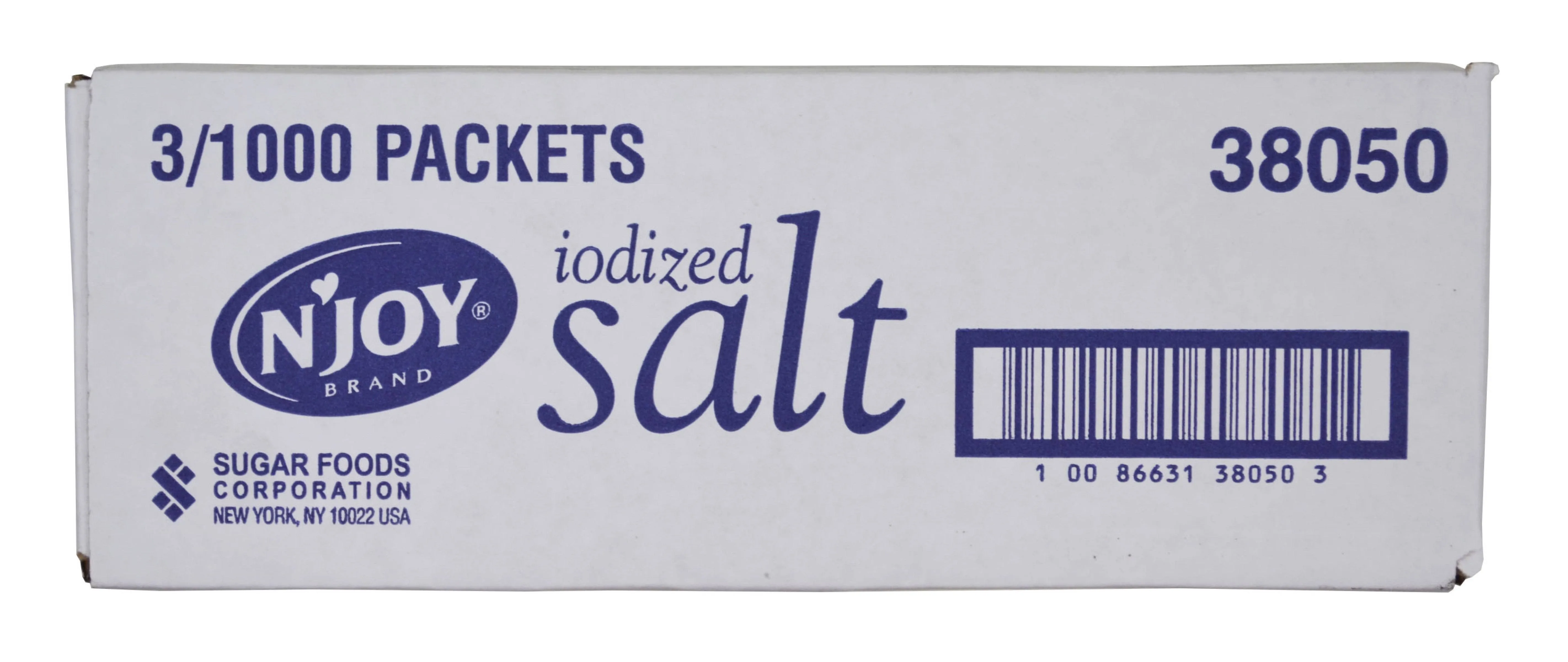 N'joy Salt Packets-0.5 Gram-1000/Box-3/Case