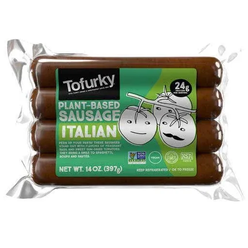 Tofurky Italian Sausage 14 Ounce Size - 5 Per Case.