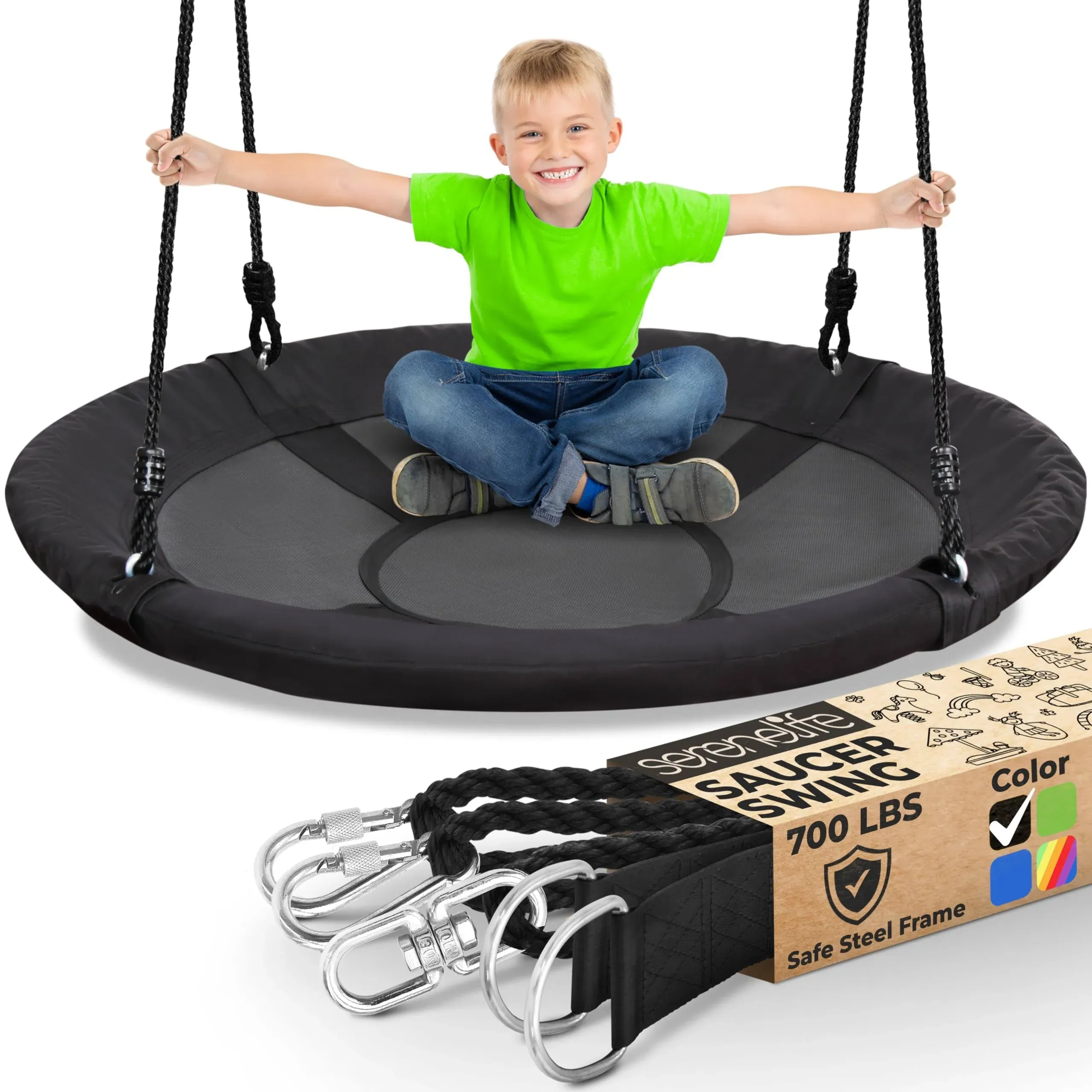 SereneLife Flying Fun Toy Swing SLSWNG100