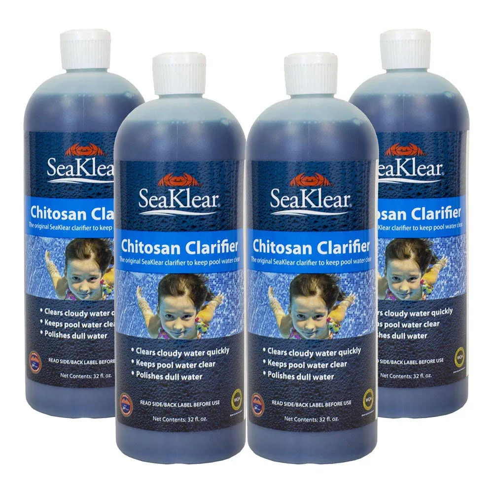 Sea Klear SKPCQ-04 Swimming Pool Clarifier, 4-Pack