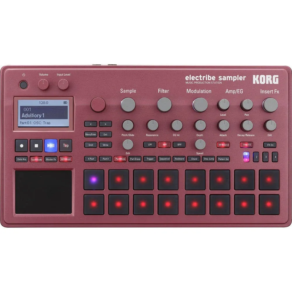 KORG ELECTRIBE2SRD electribe Sampler Analog Modeling Sounds Red sequencer Japan