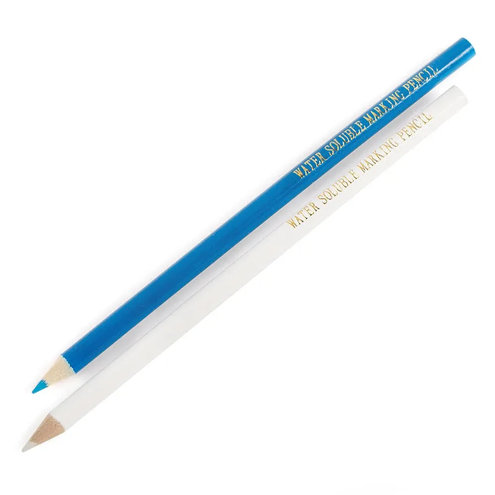 Dritz Sew 101 Marking Pencils 2/Pkg-White & Blue