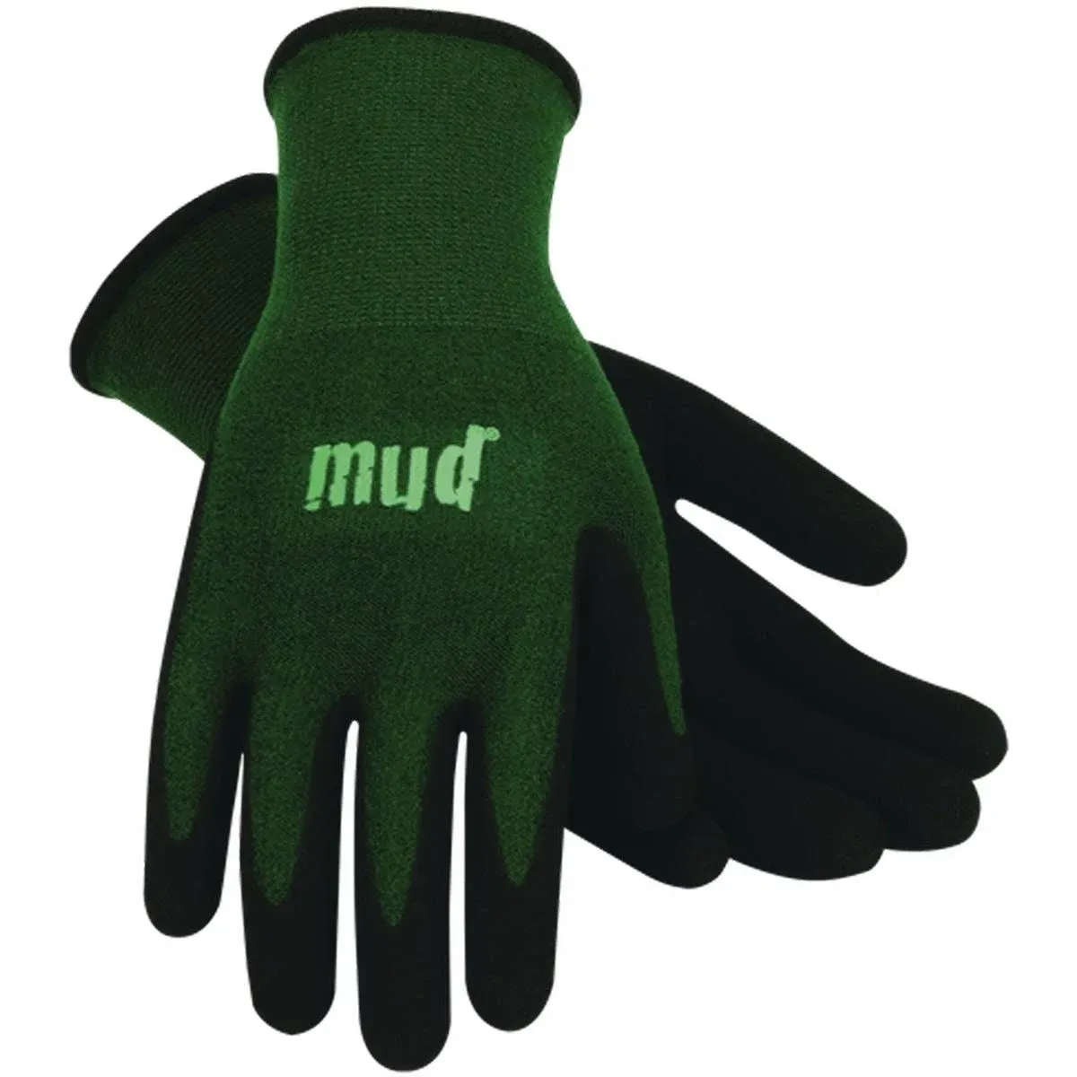 Mud Women's L/XL Emerald Green Bamboo Flex Garden Gloves