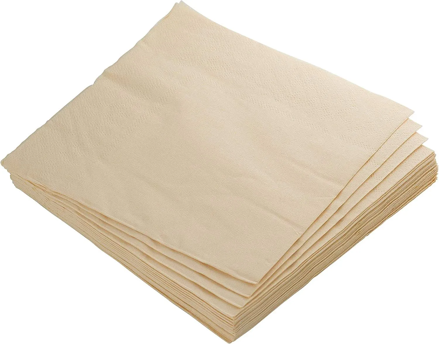 50 Pack Ivory Paper Napkins Disposable, 2 Ply Party Napkins, Ivory Disposable Napkins, Fun Napkins Everyday – Ivory Napkins Great As Beverage Napkins Or Cocktail Napkins Paper Exquisite