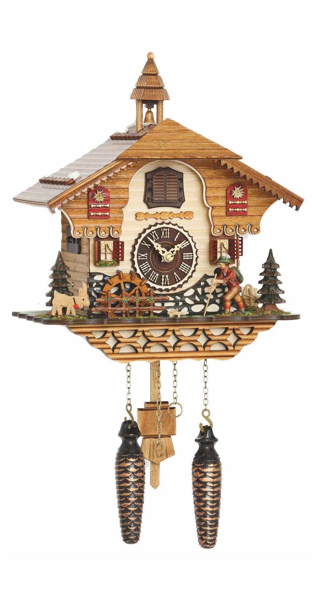 Cuckoo Clock Grainau Refuge - Quartz Chalet 30cm - Trenkle Uhren | Cuckoo-Palace