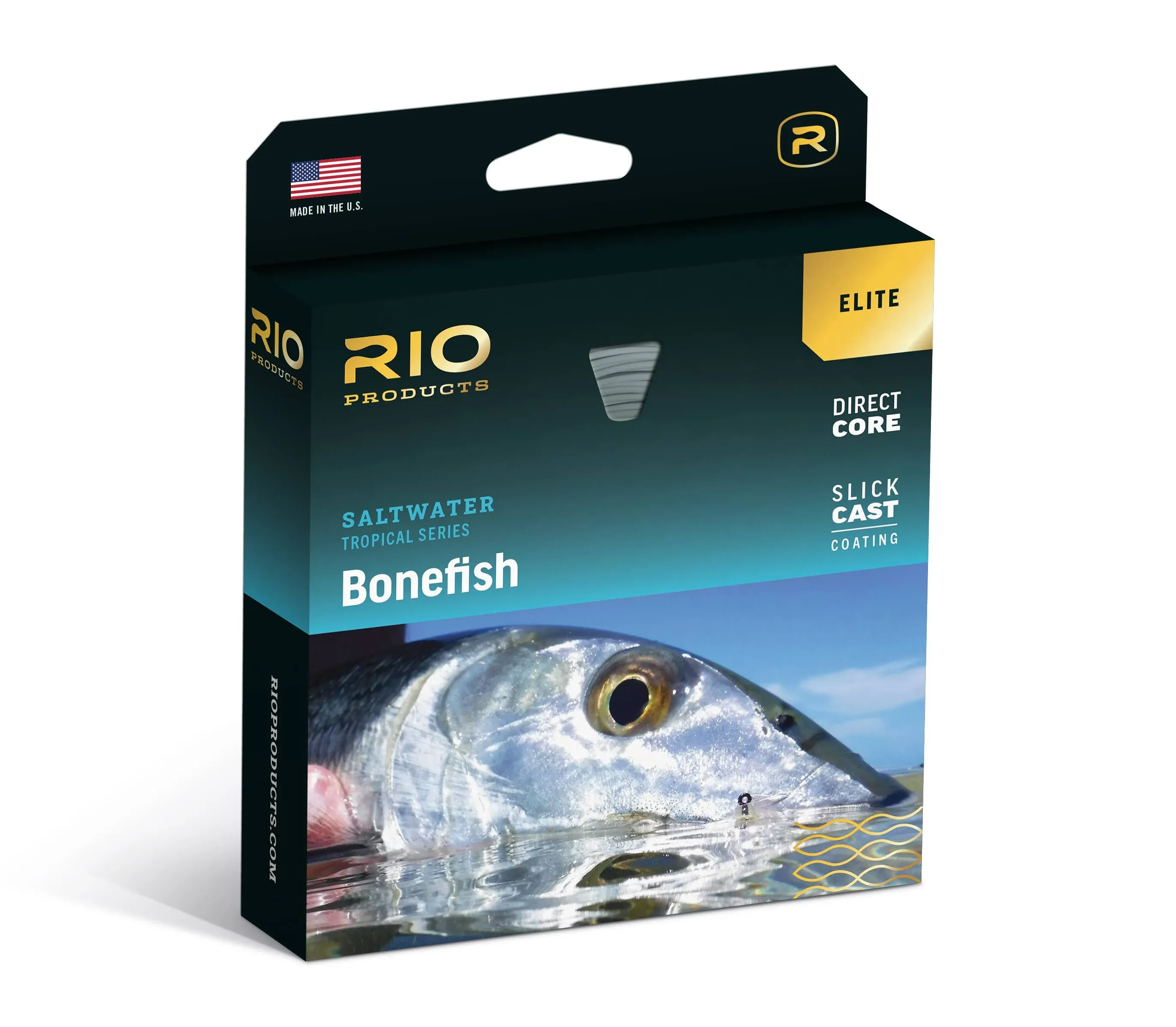 RIO Elite Bonefish Fly Line WF8 Sand-Orange-Bl<wbr/>ue