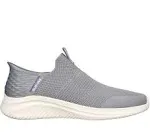 Skechers Men's Slip-Ins Ultra Flex 3.0 Smooth Step Shoe Grey 12