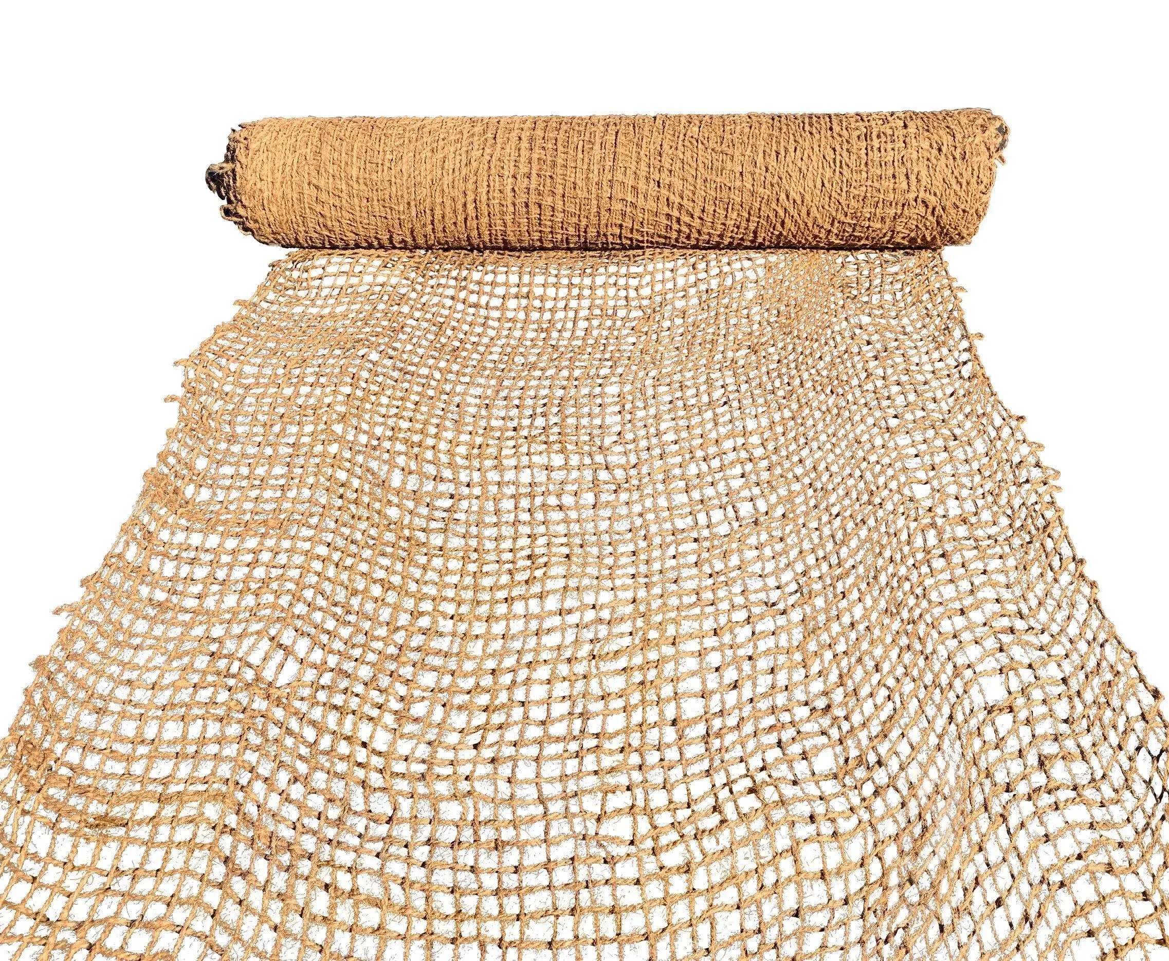 Sandbaggy Coir Mat - 165 ft L by 4 ft Width - Lasts 2-5 Yrs - Erosion Control Product for Stopping Soil Erosion on Hillsides, Riverbanks and Oceanfront - Lasts 5X Longer Than Straw Blanket (1 Roll)