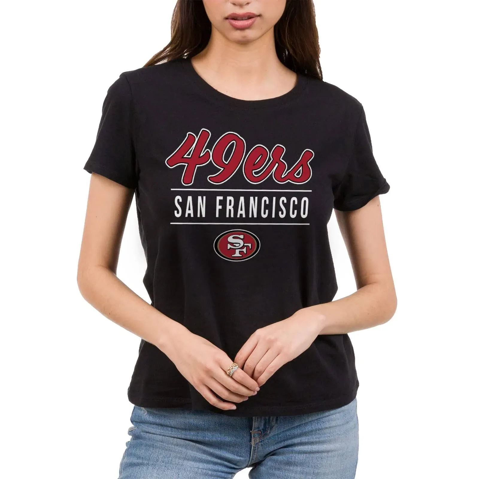 Clothing x NFL - Women&#039;s Fan Favorite Short Sleeve Fan Shirt - Officially Licens