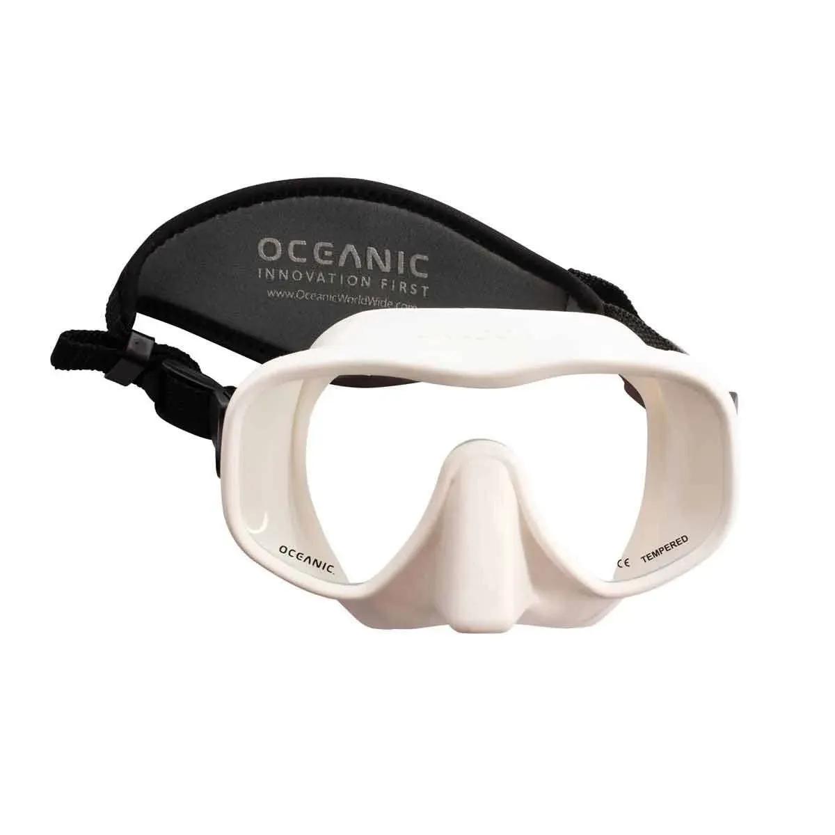 Oceanic Mini Shadow Mask - White - Neo Strap - Dive Masks - 05.2900.24