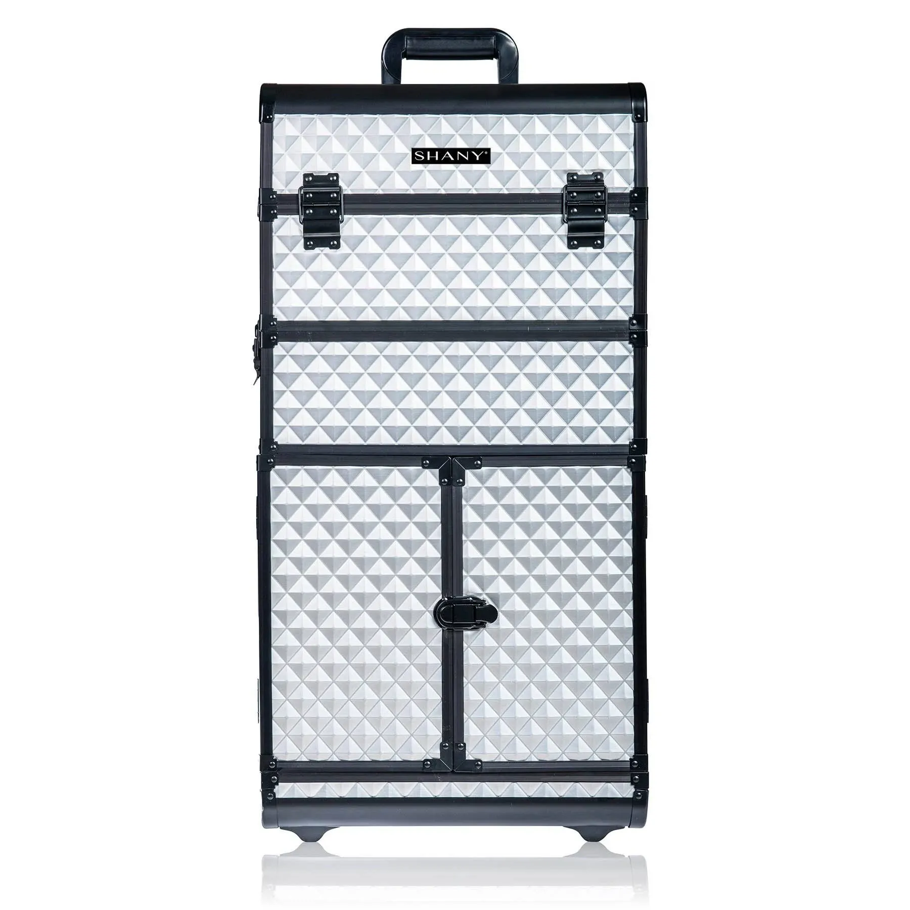 Shany Rebel Series Pro Makeup Artists Rolling Train Case - Trolley Case ...