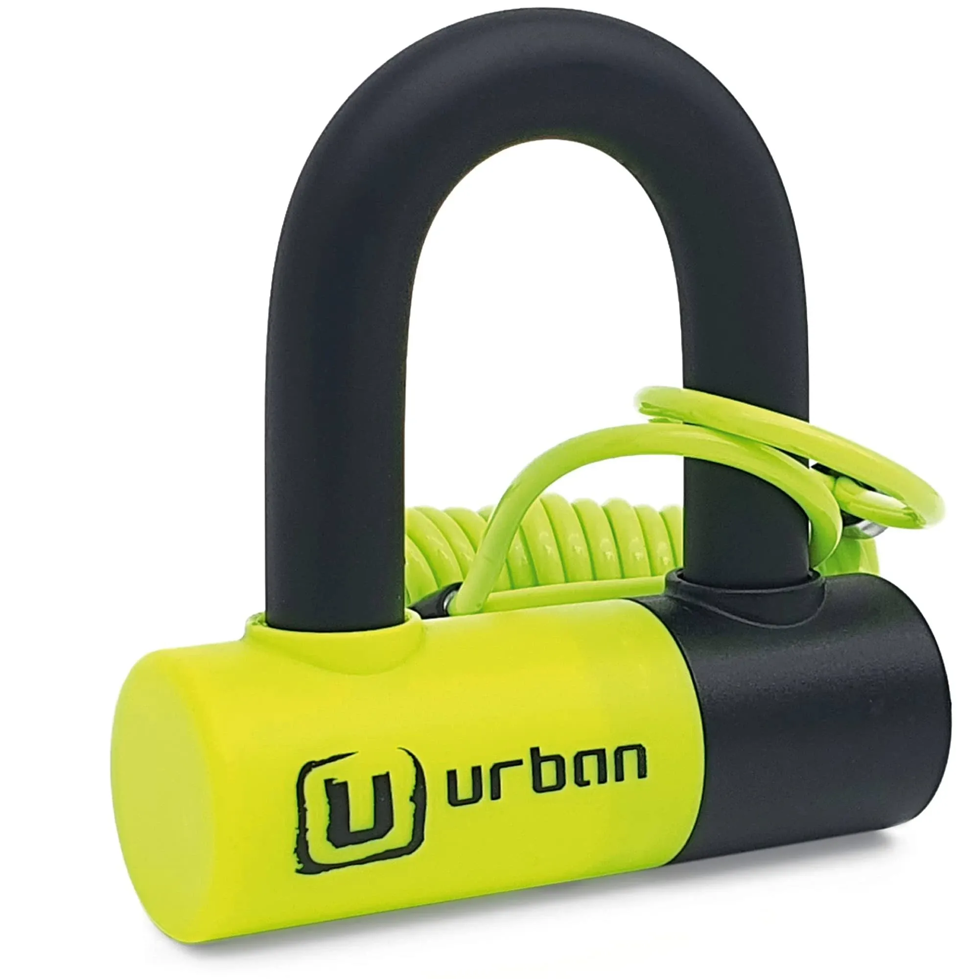 Urban UR59 Mini U Disc Lock, ø14 mm Double Locking, Dual Function for Brake Lock or Chain