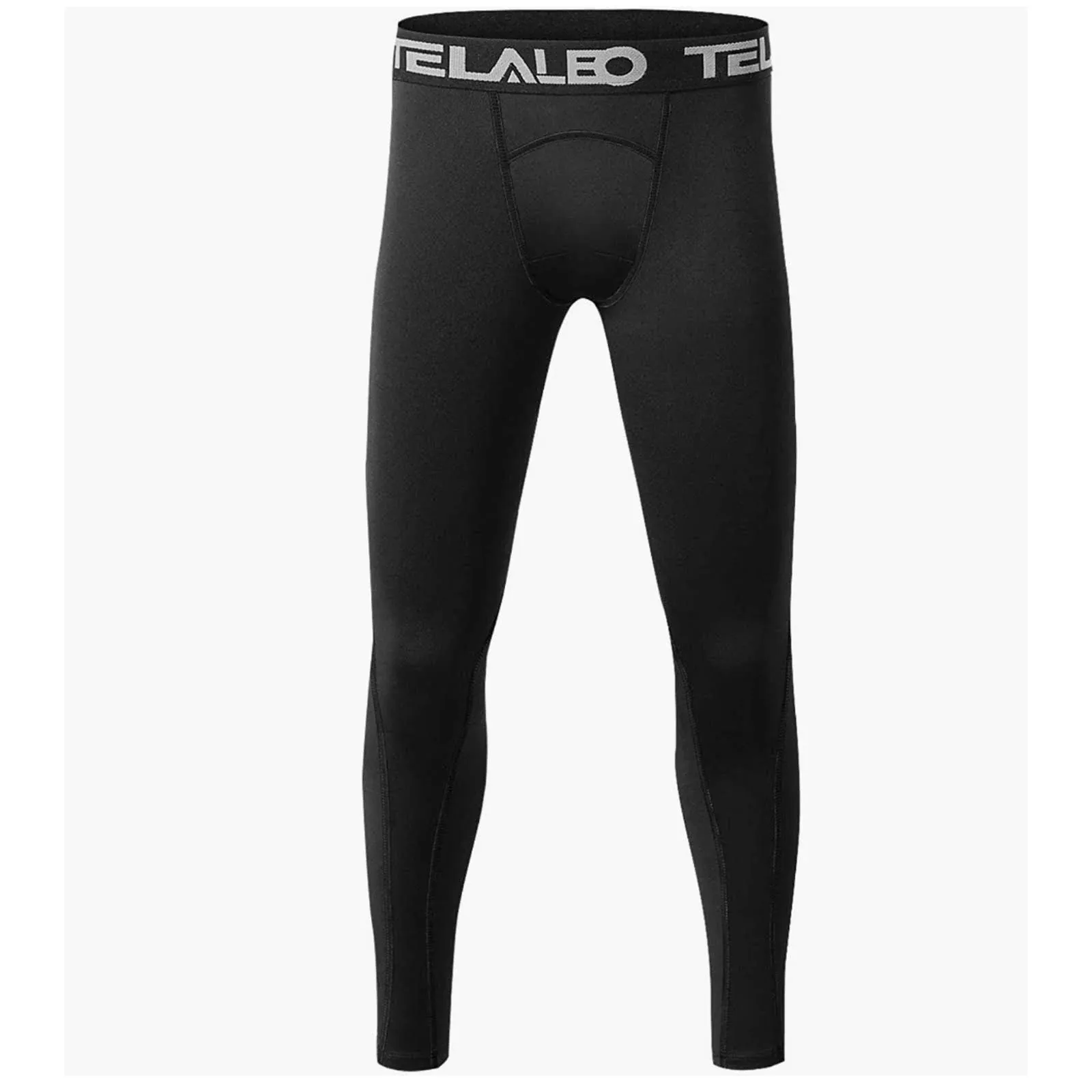 TELALEO 1/2/3/4 Pack Boys' Youth Compression Leggings Pants Tights Athletic Base Layer for Running Hockey Basketball