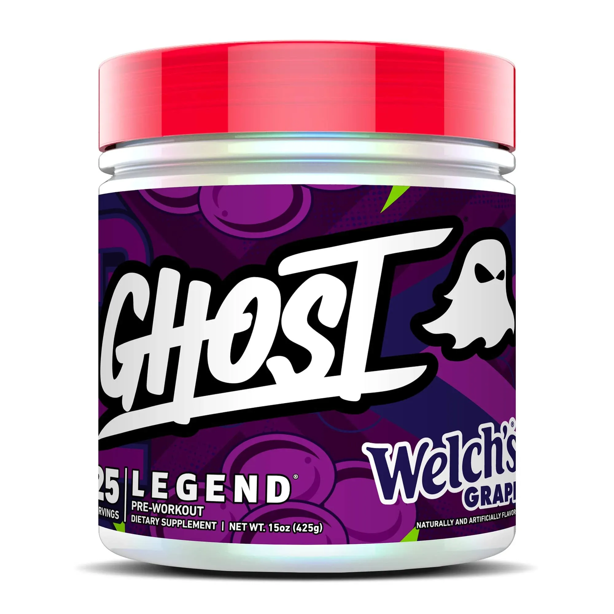 Ghost Legend Pre-Workout - Welch's Grape - 25 Servings