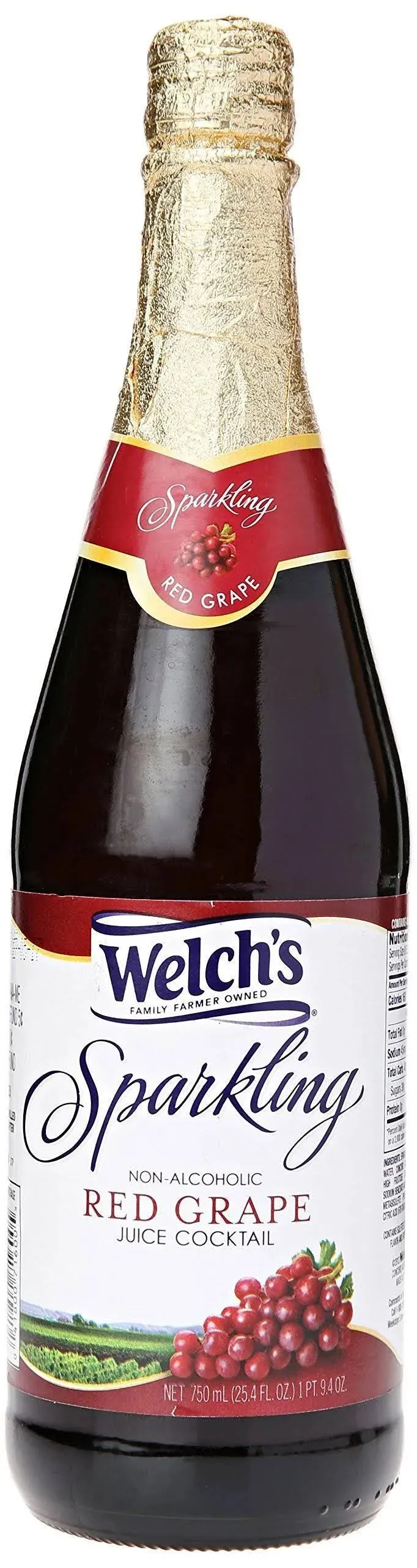 Welch's Red Grape Sparkling Juice Cocktail