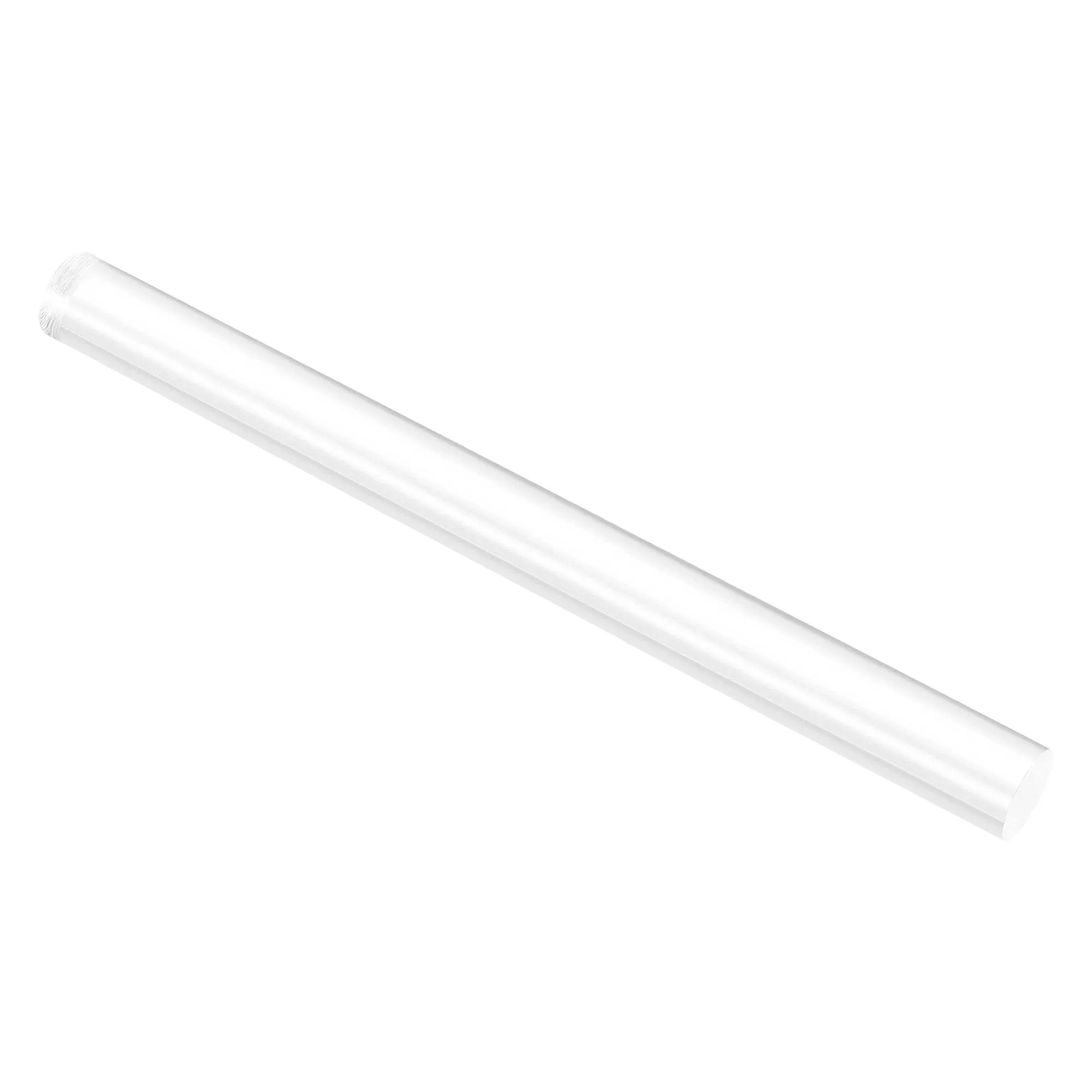 uxcell Acrylic Round Rod, Clear,1" Diameter 12-1/4" Length, Solid Plastic PMMA Bar Stick