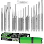 SWANLAKE 16-Piece Punch and Chisel Set Including Taper Punch Cold CH