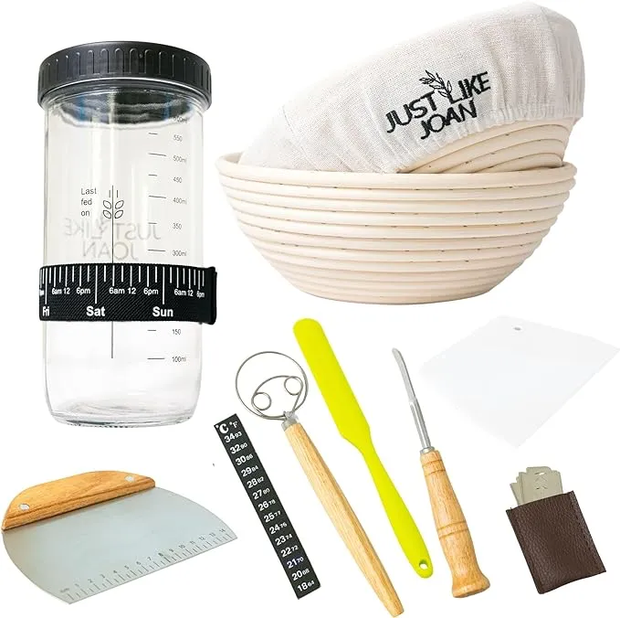 Sourdough Bread Baking Supplies Kit Ultimate Bread Baking Kit with Sourdough ...