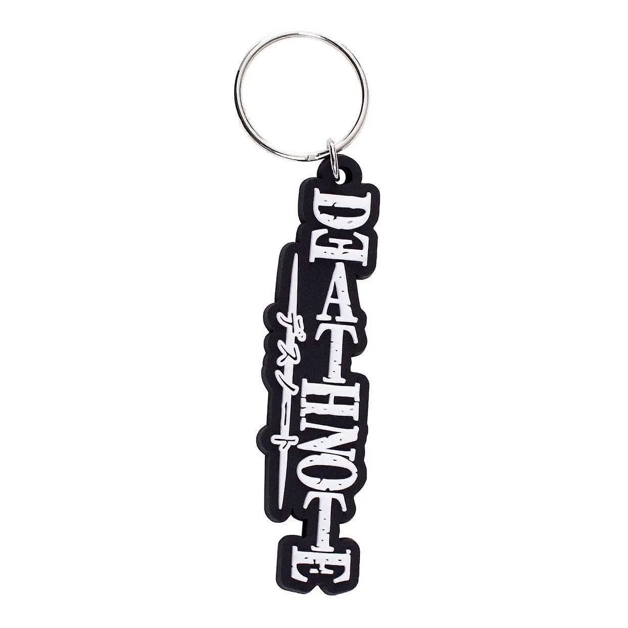 Death Note Rubber Keychain Logo 6 cm