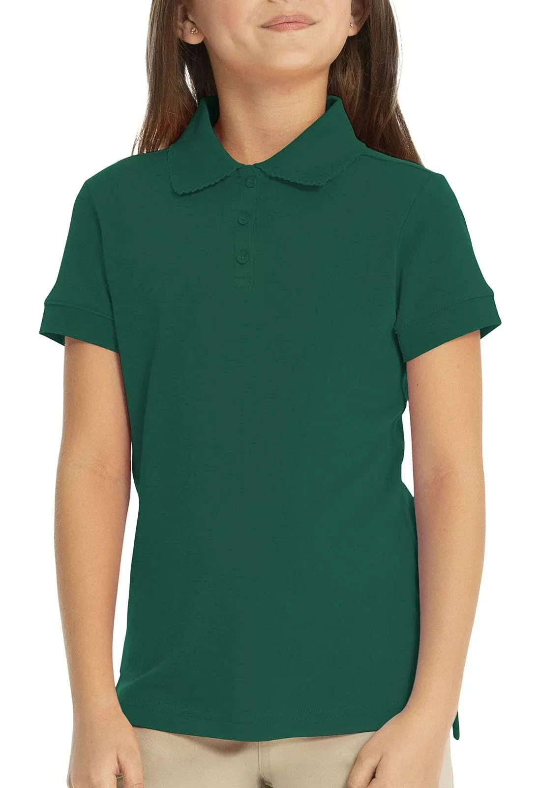 Classroom School Uniforms Girls' Feminine Fit Polo