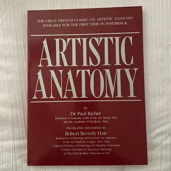 Artistic Anatomy: The Great French Classic on Artistic Anatomy by Richer: New